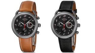 Hermes Arceau Chronographe Titane chronograph watch, SIHH 2018 Hermes Arceau Chronographe Titane chronograph watch, SIHH 2018