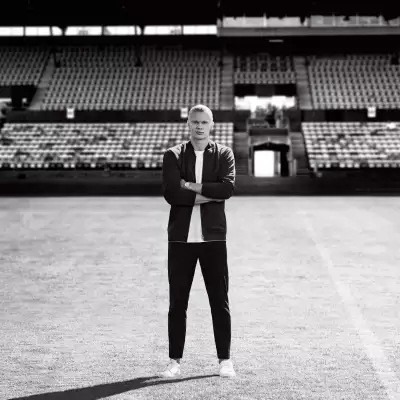 Manchester City striker Erling Haaland interview