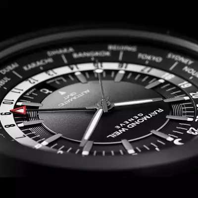 Raymond Weil Freelancer GMT Worldtimer watch