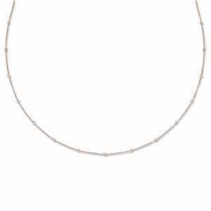 London DE 18ct rose gold diamond necklace, £1,899
