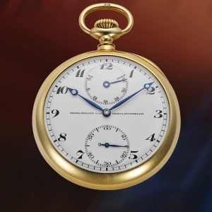 Patek Philippe, Pocket Watch Chronometer, An historically important, extremely rare, and exquisitely finished openface pocket watch chronometer with up-and-down indication, made for Henry Graves Jr., 1913