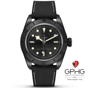 Tudor Black Bay Ceramic with hybrid strap