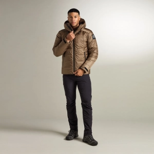 Model wearing Shackleton jacket