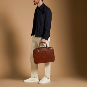 Maxwell-Scott Calvino laptop bag