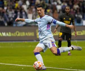 Cristiano Ronaldo playing for Al Nassr