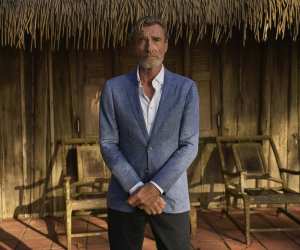 Model wearing Rodd & Gunn’s Spring ’26 collection jacket