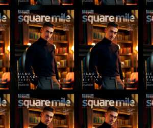 Square Mile magazine - issue 208 cover - Hero Fiennes Tiffin photographed by Robert Viglasky