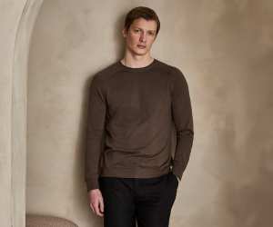 Sunspel dedicated three years to developing a knit that entwines super-rare Sea Island cotton with Mongolian cashmere.