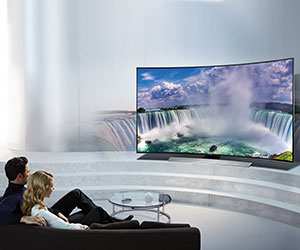 Samsung curved TV