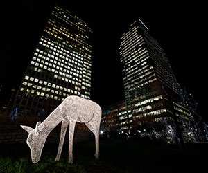 Canary Wharf Winter Lights