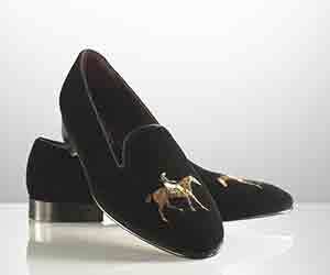 Style essentials: Ralph Lauren Collis velvet slippers