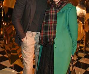 David Gandy and Tracey Emin