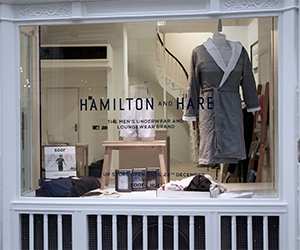 Hamilton and Hare shop front