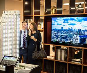 Couple at Atlas Building event