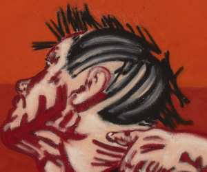 Tony Bevan art work