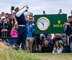 Rolex testimonee Tiger Woods at The 150th Open Championship