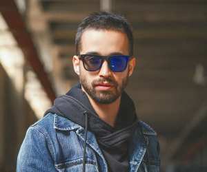 Man wearing sunglasses