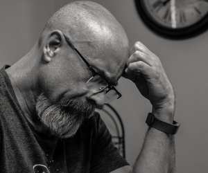Bald man