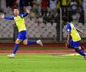 Cristiano Ronaldo playing for Al Nassr