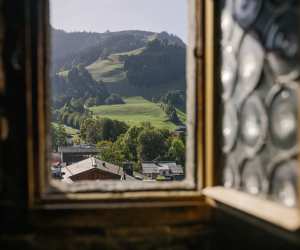 Stadtaufnahmen Innenstadt Herbst Kitzbühel