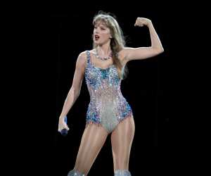 Taylor Swift performs during The Eras Tour on Friday, May 5, 2023, at Nissan Stadium in Nashville, Ten
