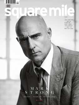 Square Mile - issue 210 - cover star Mark Strong photographed by Lee Malone