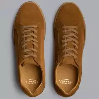 Charles Tyrwhitt Suede Trainers in Tobacco Brown