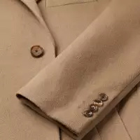 Wool Overcoat in Camel
