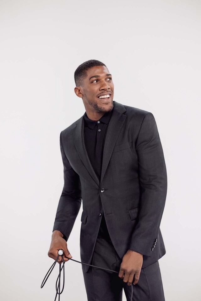 anthony joshua boss suit