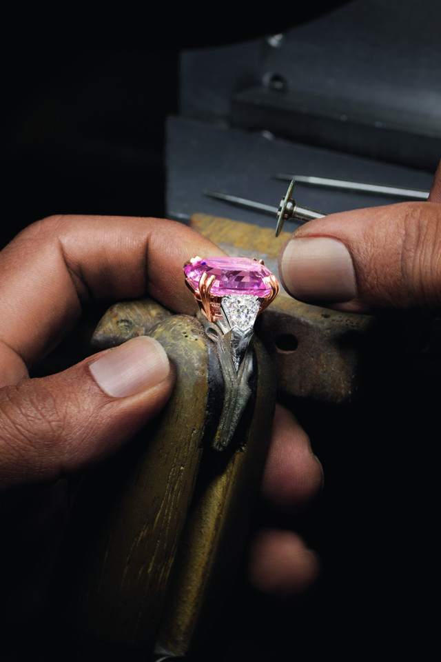 Winston Pink Legacy Diamond Ring Winston Pink Legacy Diamond Ring