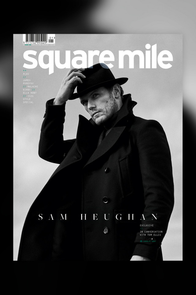 Sam Heughan photographed by Charlie Gray for Square Mile magazine Sam Heughan photographed by Charlie Gray for Square Mile magazine