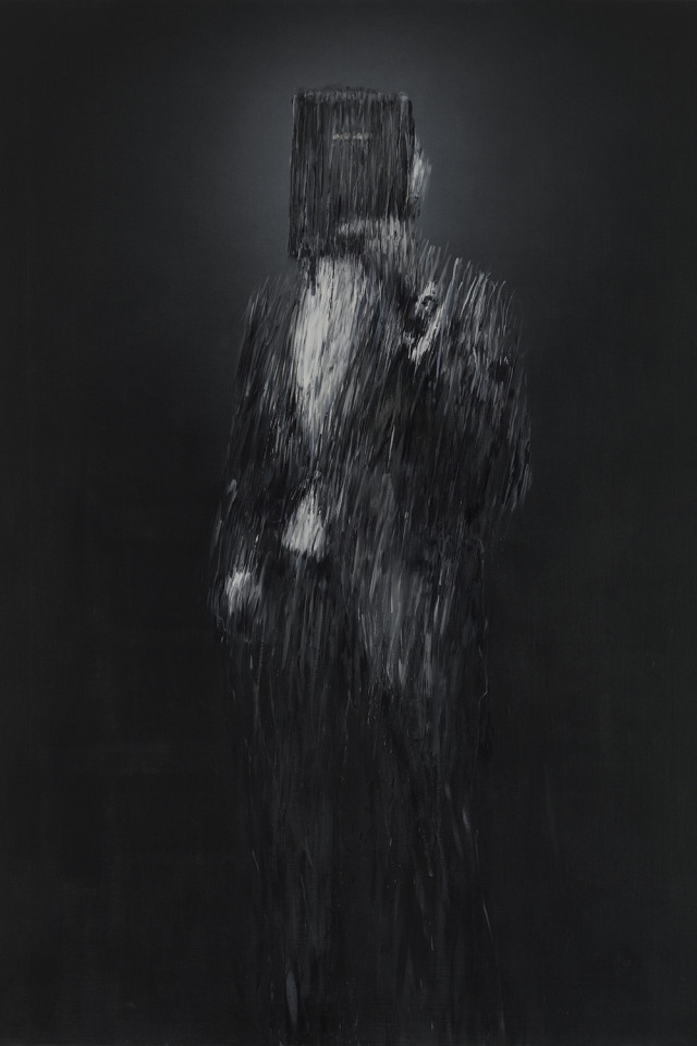 Portrait of Emmanuel (or Man Standing Behind his Self-Belief), 2019, by Charming Baker Portrait of Emmanuel (or Man Standing Behind his Self-Belief), 2019, by Charming Baker