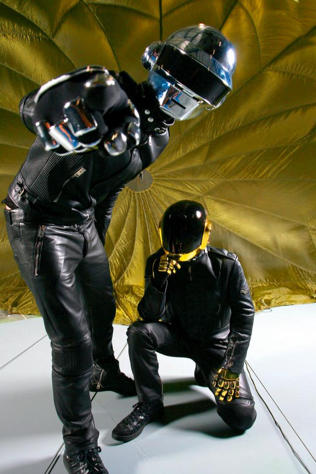 Daft Punk photographed by Mick Rock Daft Punk photographed by Mick Rock