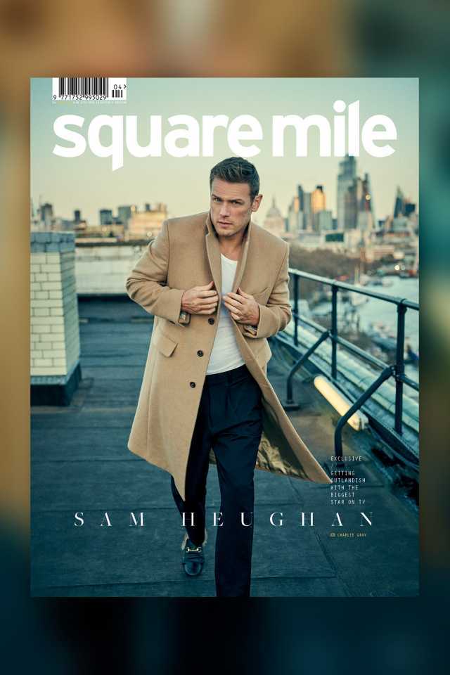 Sam Heughan photographed for Square Mile magazine, May 2022