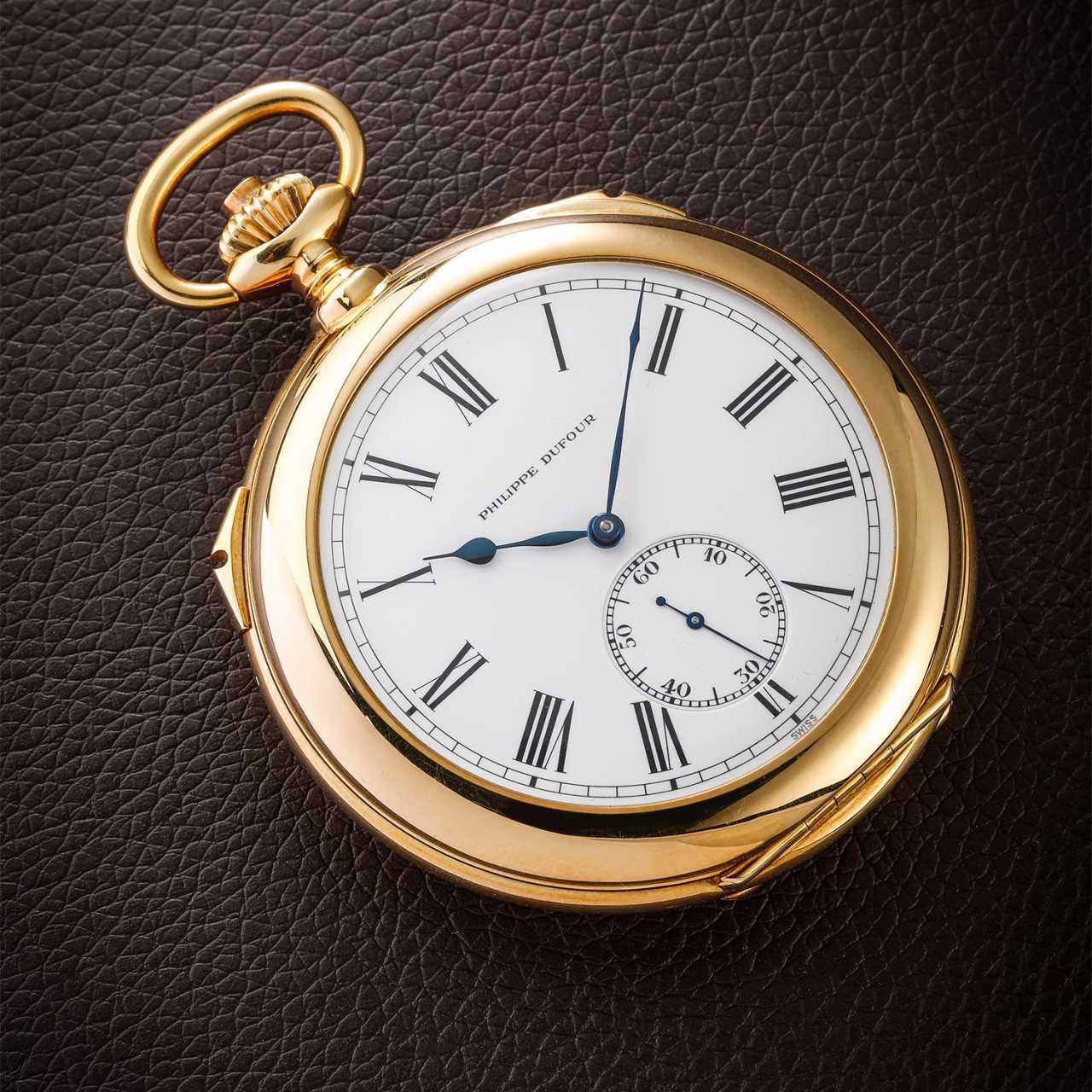 Philippe Dufour Grande & Petite Sonnerie Pocket Watch number 1 (Unique Piece) Philippe Dufour Grande & Petite Sonnerie Pocket Watch number 1 (Unique Piece)