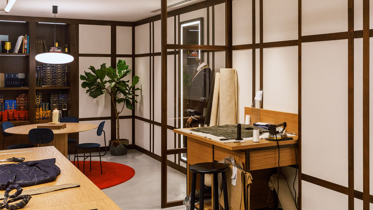 Thom Sweeney Townhouse cutting room Thom Sweeney Townhouse cutting room