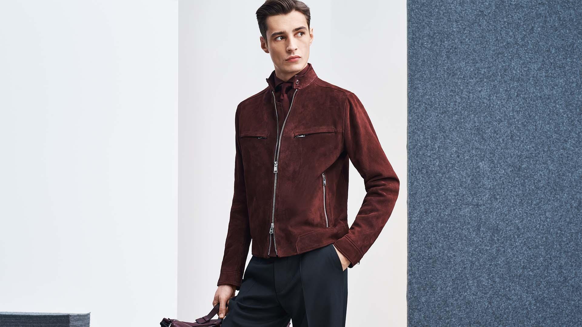 Winter jacket – BOSS, Suede Jacket Winter jacket – BOSS, Suede Jacket