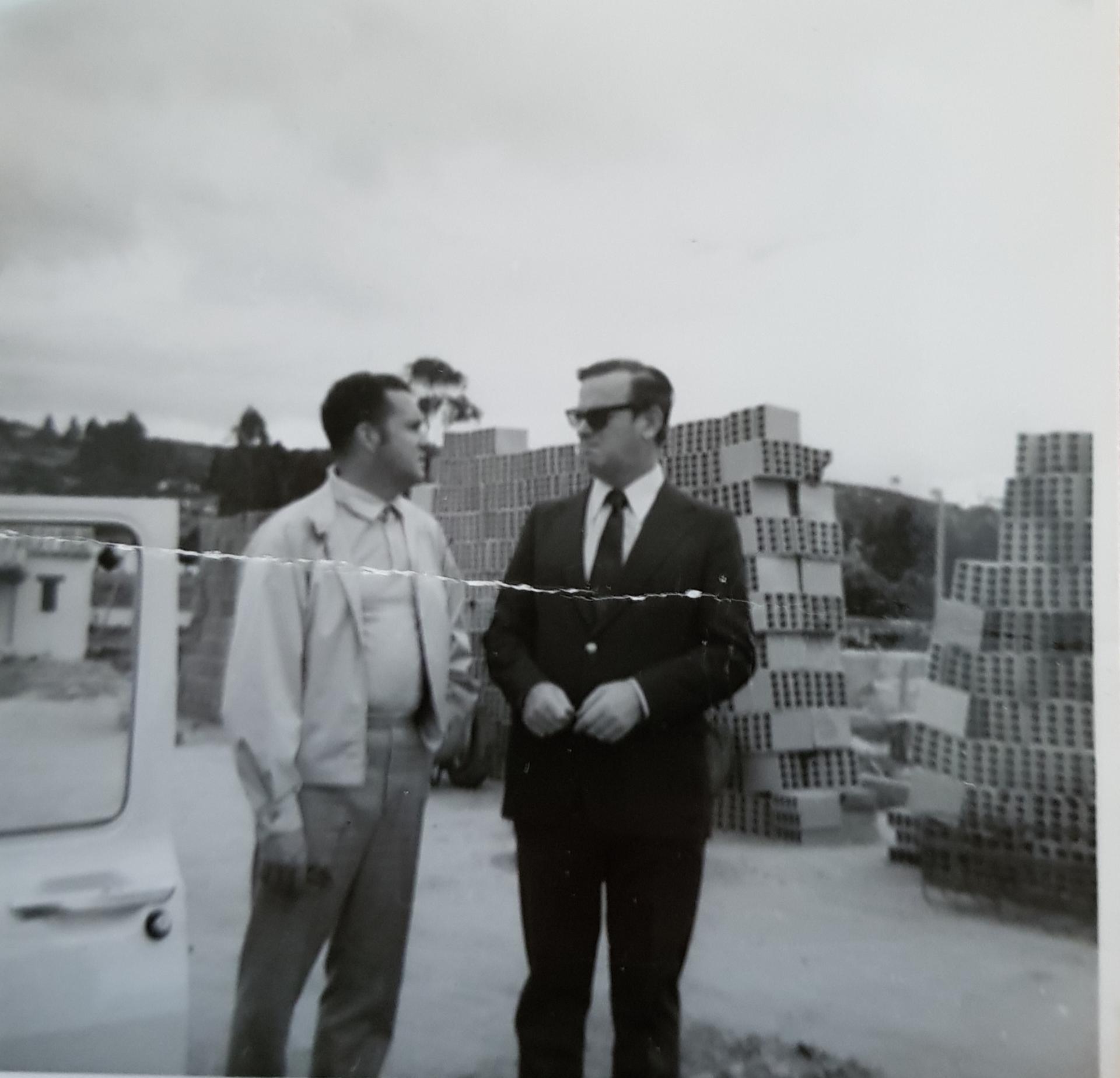 Patrick Witcomb with Hernando Bermudes, his counterpart in the Colombian intelligence services. Patrick Witcomb with Hernando Bermudes, his counterpart in the Colombian intelligence services.