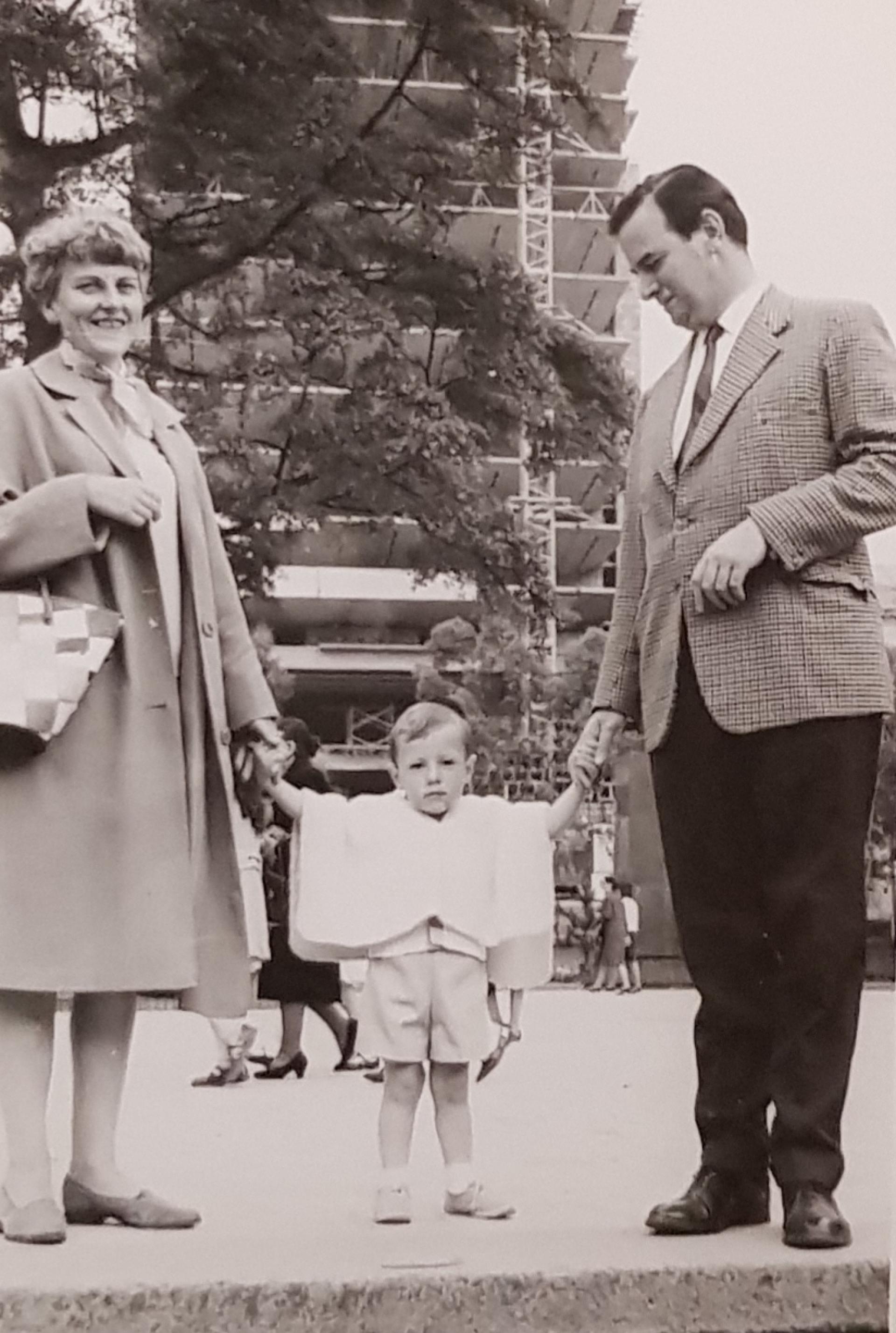 Phillip with Joan Witcomb and Patrick Witcomb, Bogota 1968. Phillip with Joan Witcomb and Patrick Witcomb, Bogota 1968.