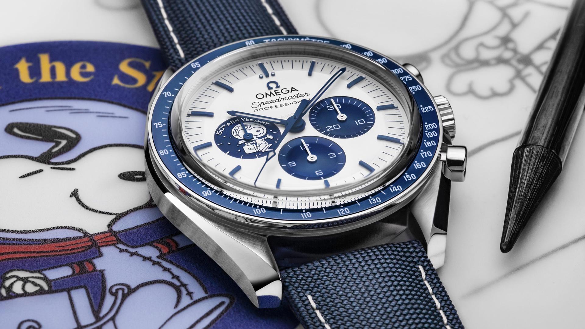 Omega “Silver Snoopy Award” 50th Anniversary Snoopy Speedmaster Omega “Silver Snoopy Award” 50th Anniversary Snoopy Speedmaster