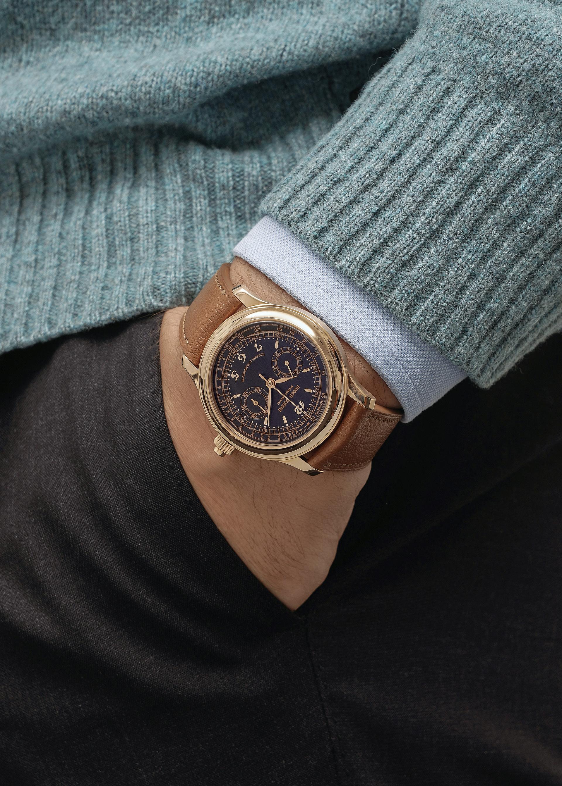 Roger Dubuis Hommage H40 monopusher in pink gold Roger Dubuis Hommage H40 monopusher in pink gold