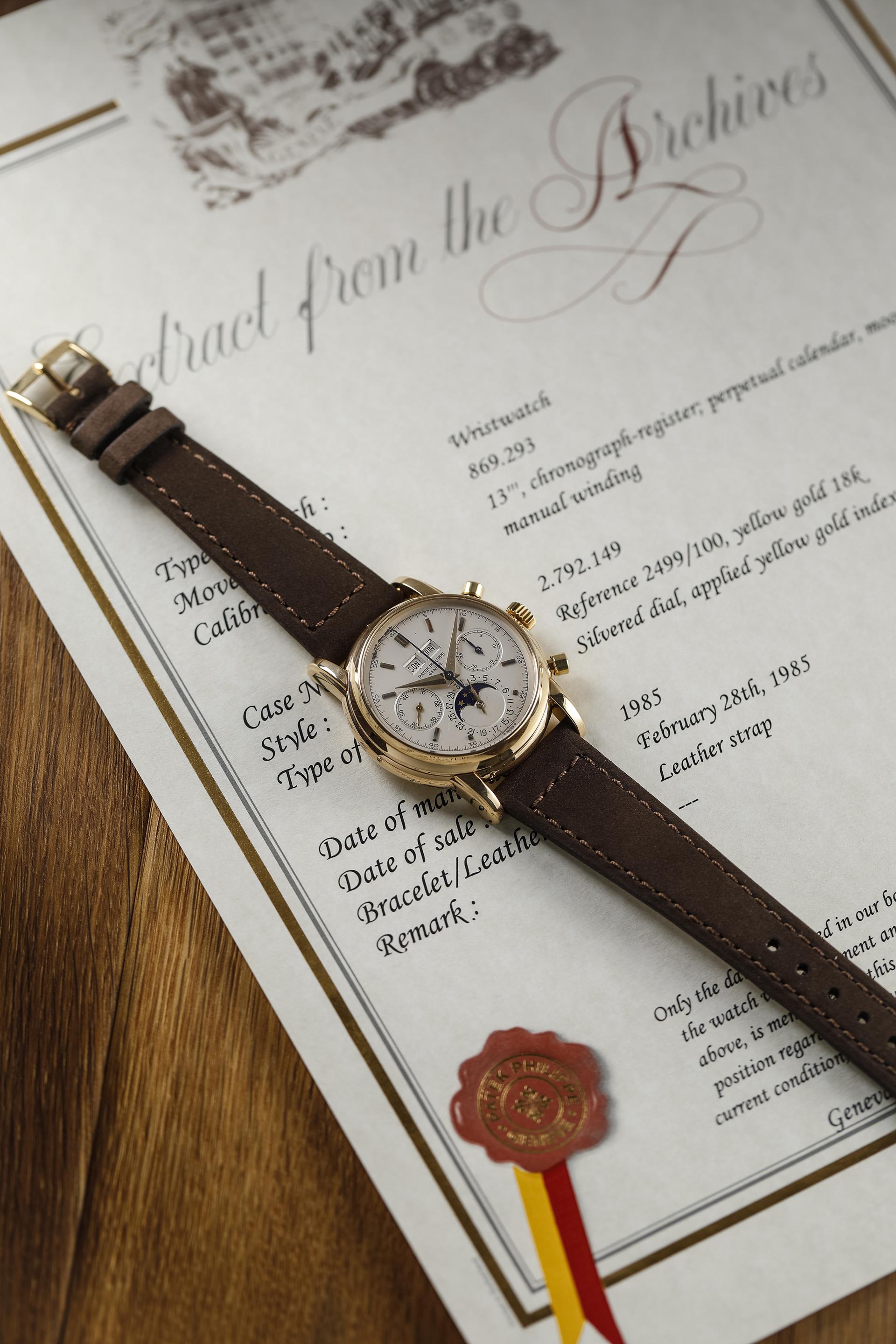 Patek Philippe Ref. 2499/100 in yellow gold Patek Philippe Ref. 2499/100 in yellow gold