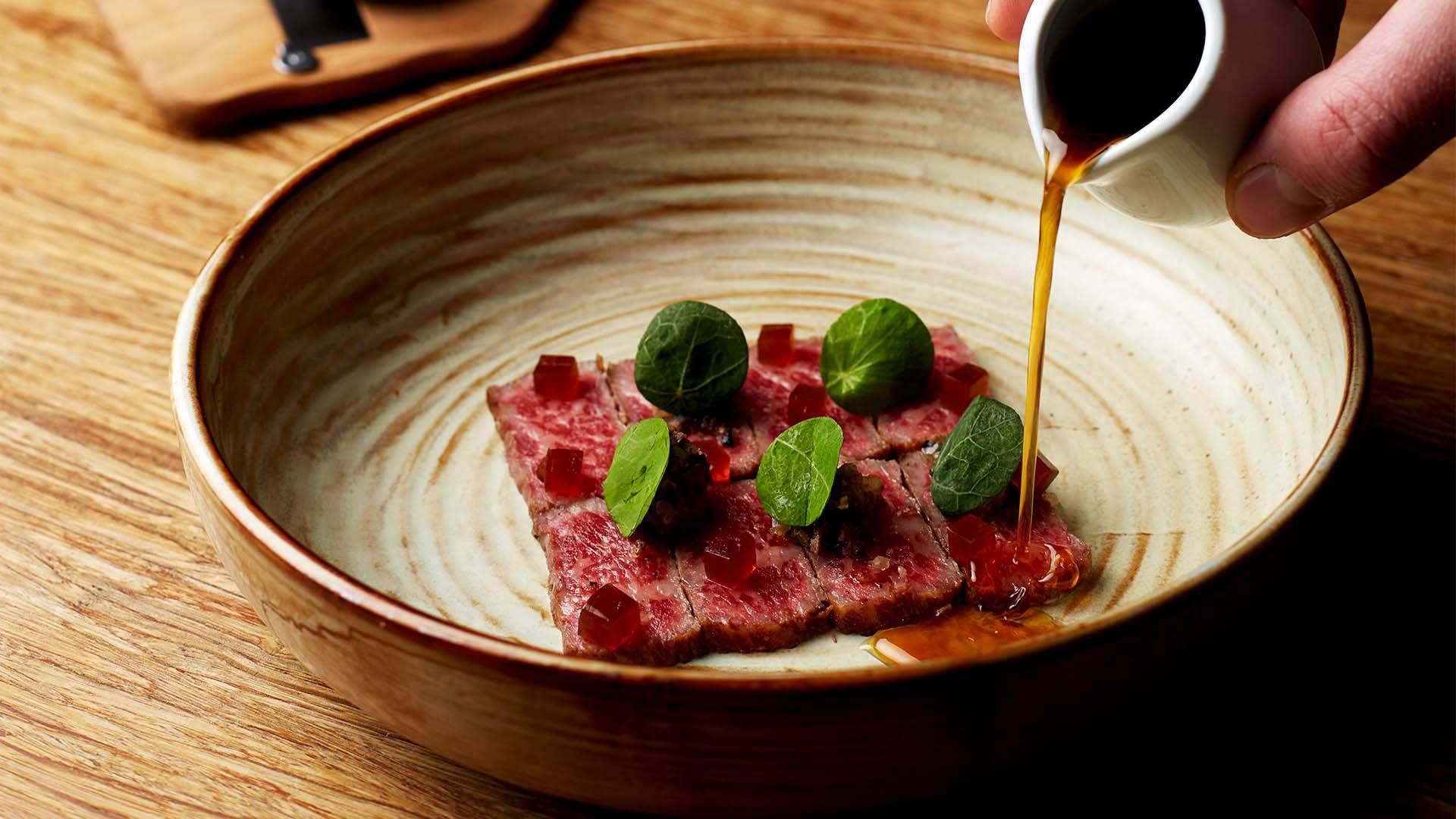 Wagyu beef carpaccio Wagyu beef carpaccio