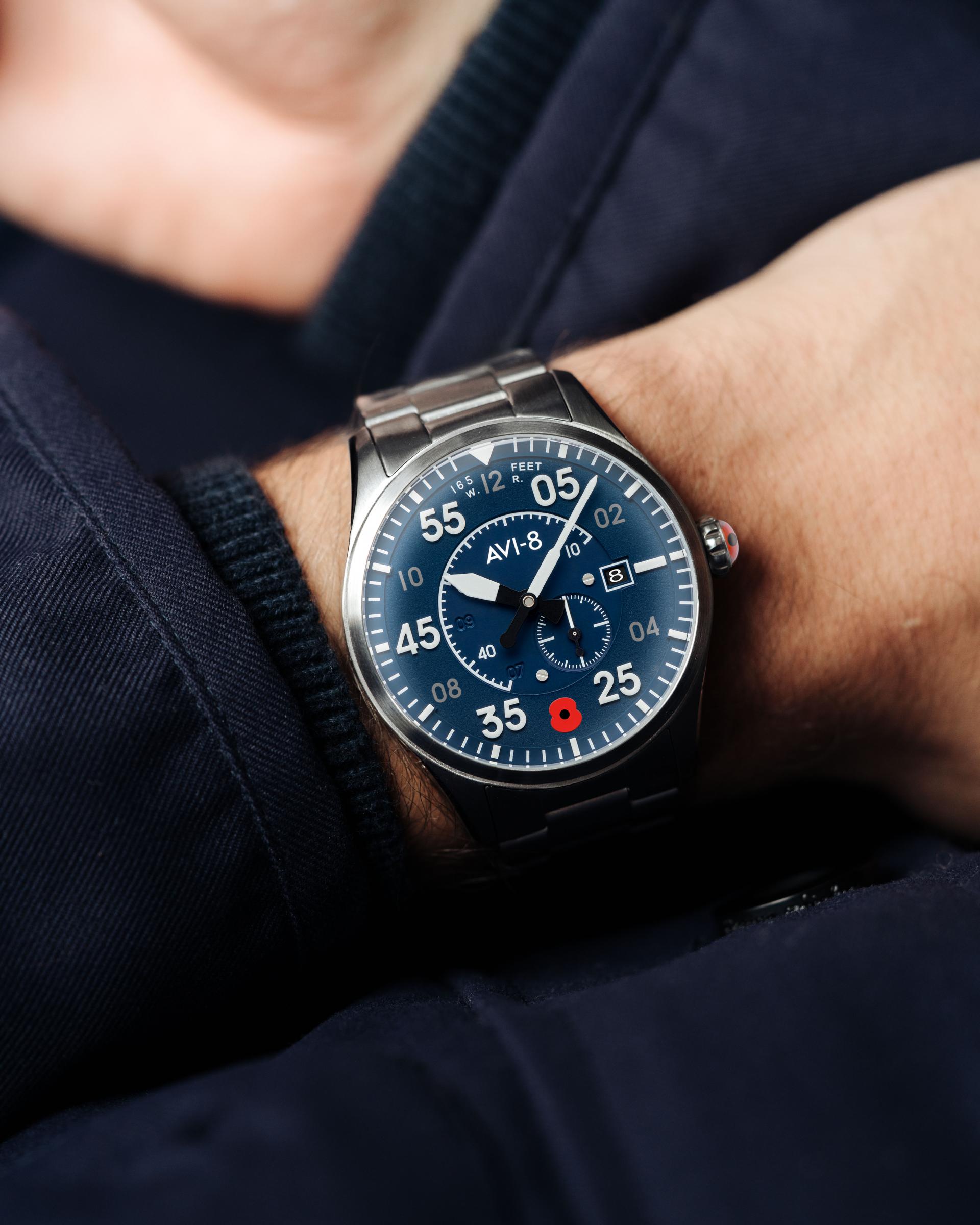 The limited-edition AVI-8 Spitfire Type 300 Automatic Royal British Legion The limited-edition AVI-8 Spitfire Type 300 Automatic Royal British Legion