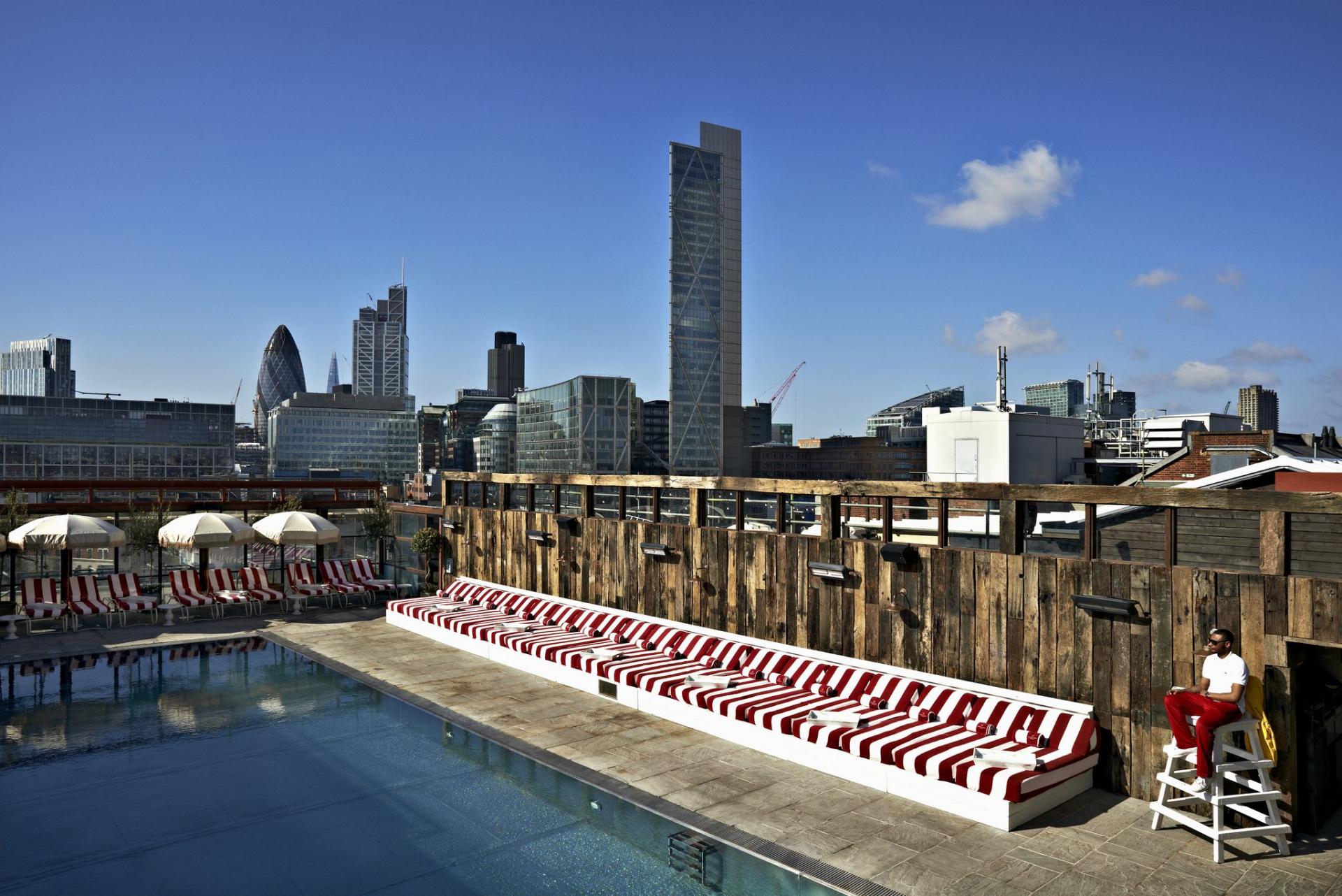 Shoreditch House Rooftop Pool Shoreditch House Rooftop Pool