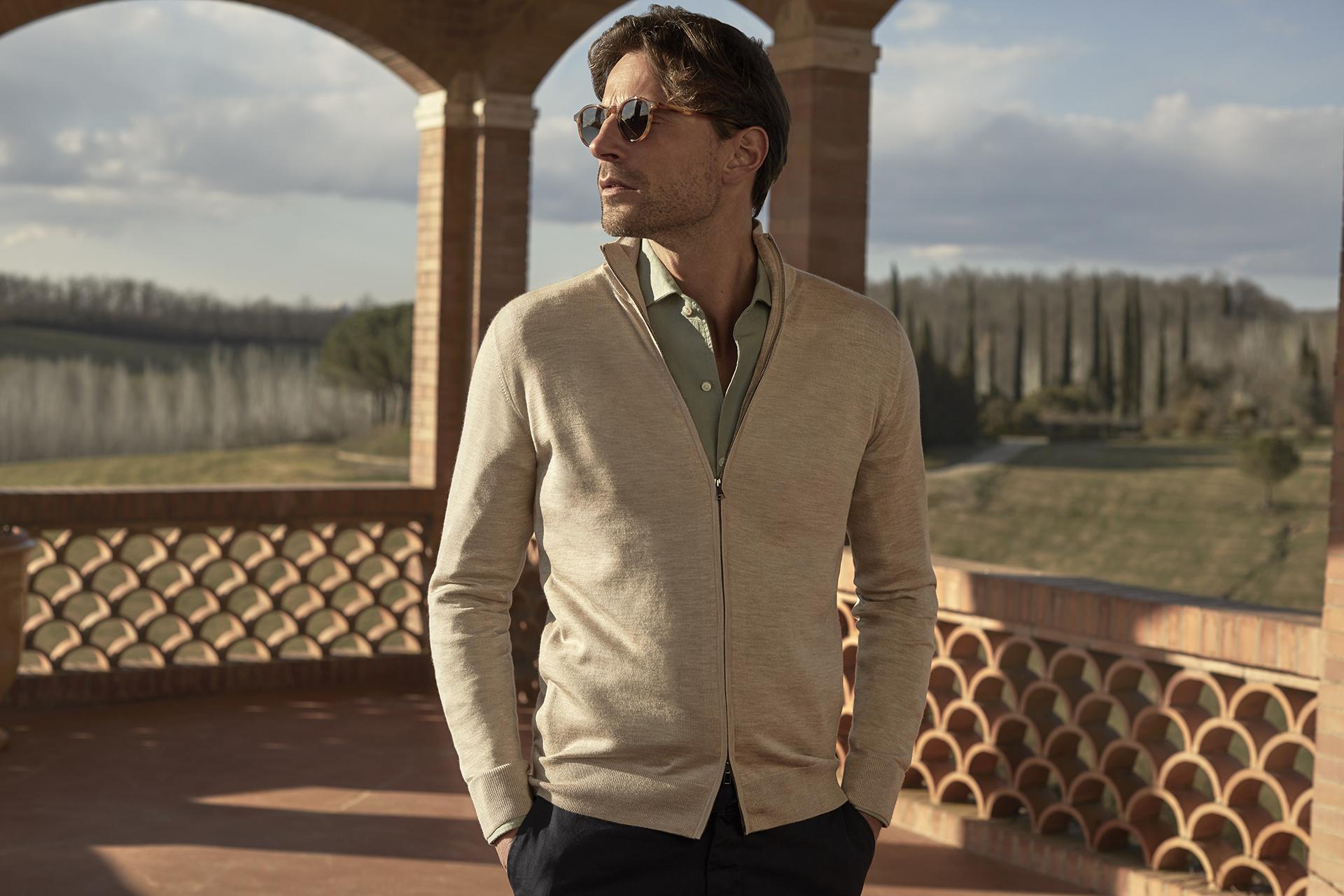 Luca Faloni oatmeal cardigan Luca Faloni oatmeal cardigan