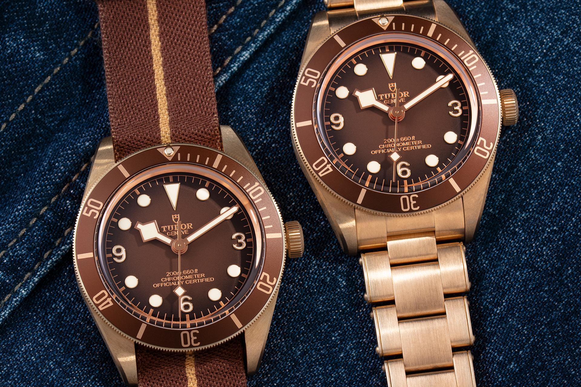 Tudor Black Bay Fifty-Eight Bronze, brown NATO strap, new Tudor watch 2021 Tudor Black Bay Fifty-Eight Bronze, brown NATO strap, new Tudor watch 2021