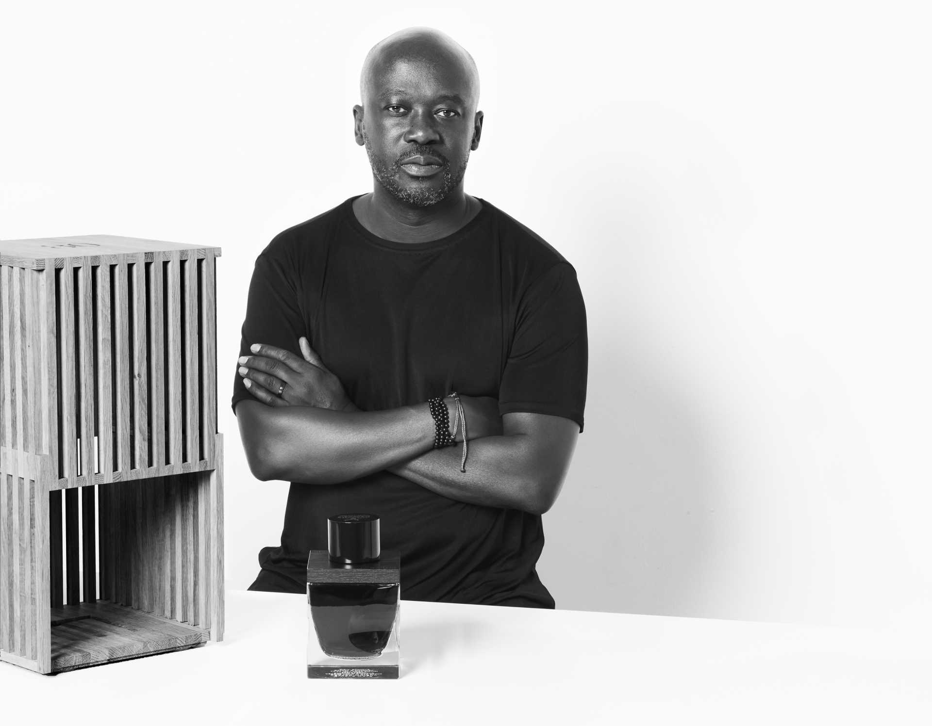 Sir David Adjaye OBE with Decanter Oak Casing Sir David Adjaye OBE with Decanter Oak Casing