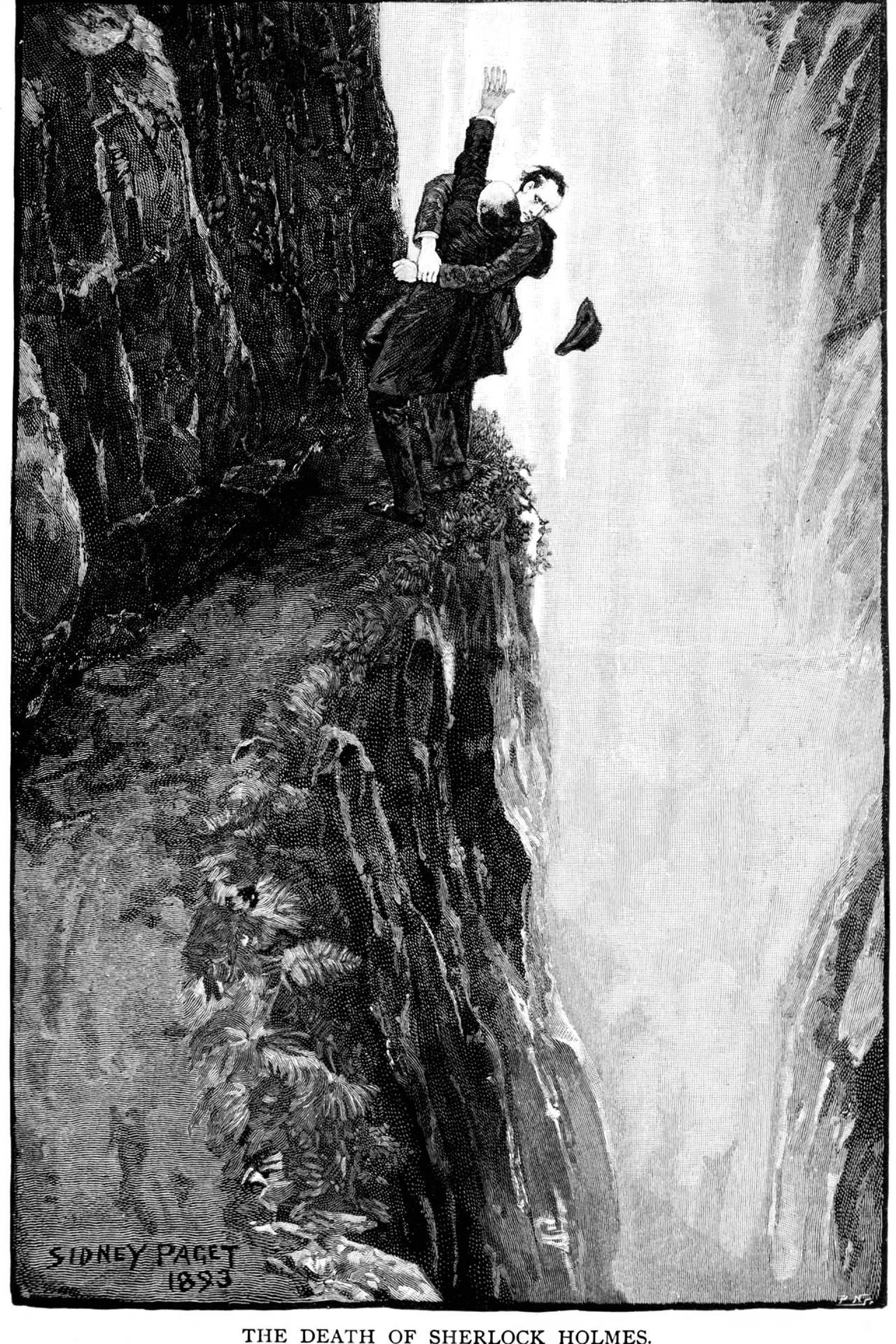 The Death of Sherlock Holmes by Sidney Paget The Death of Sherlock Holmes by Sidney Paget