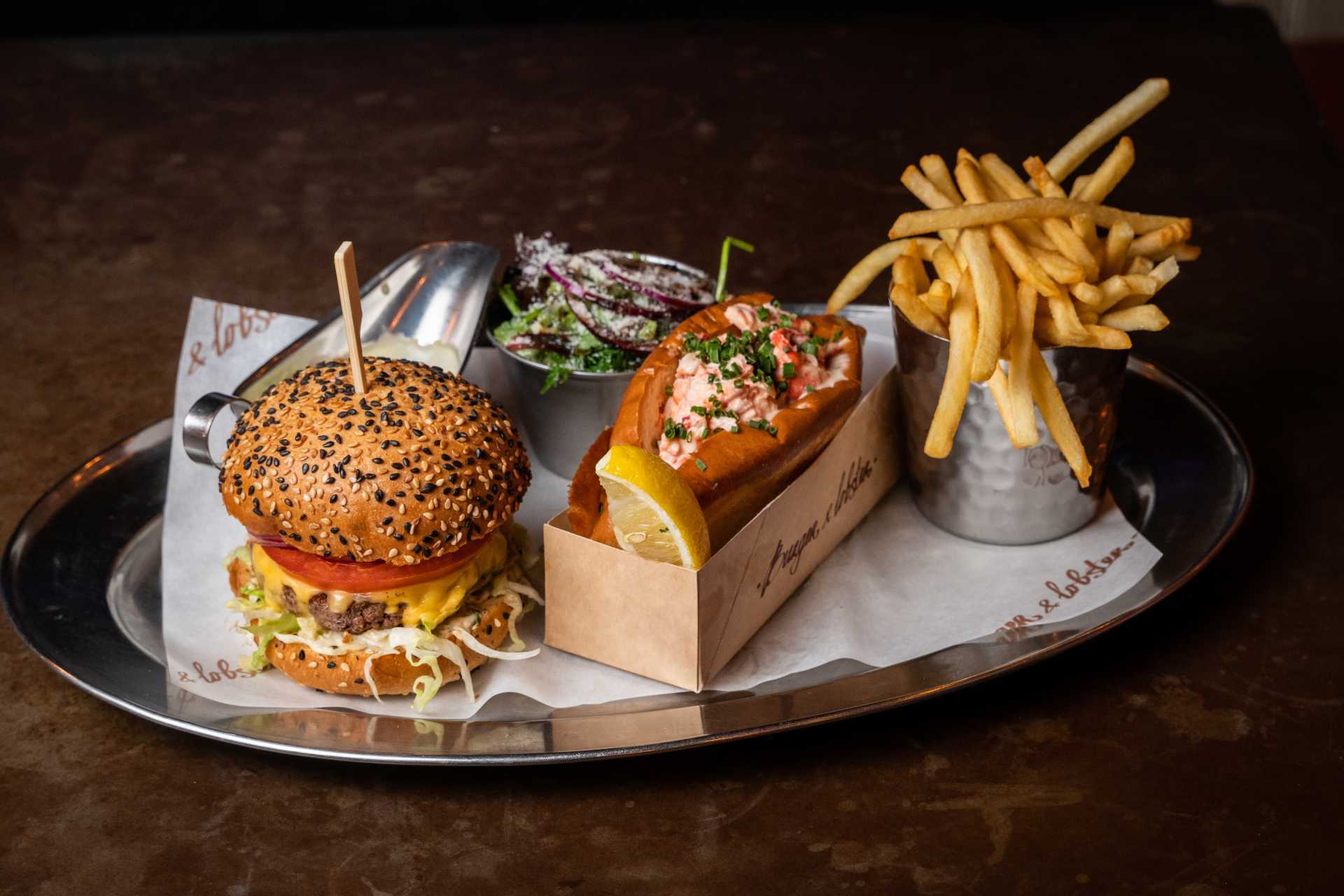 Burger & Lobster Combo Burger & Lobster Combo